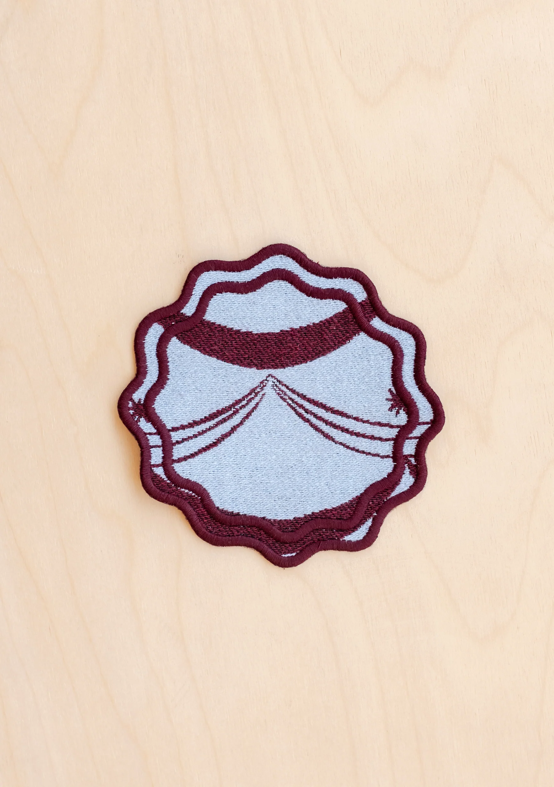 Cotton Coasters Set of 2 in Blue Circus