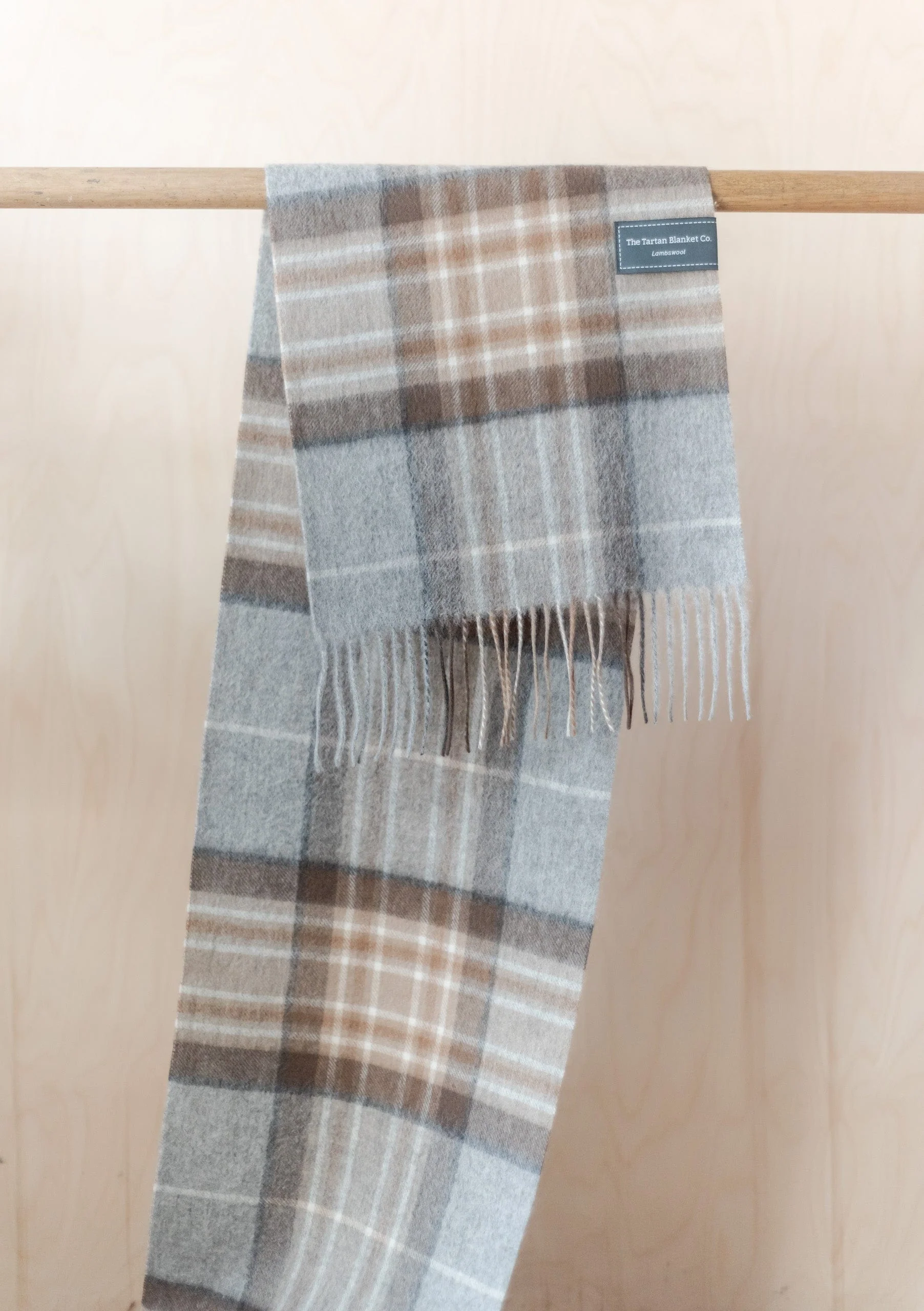 Men's Lambswool Scarf in Mackellar Tartan - Image 2