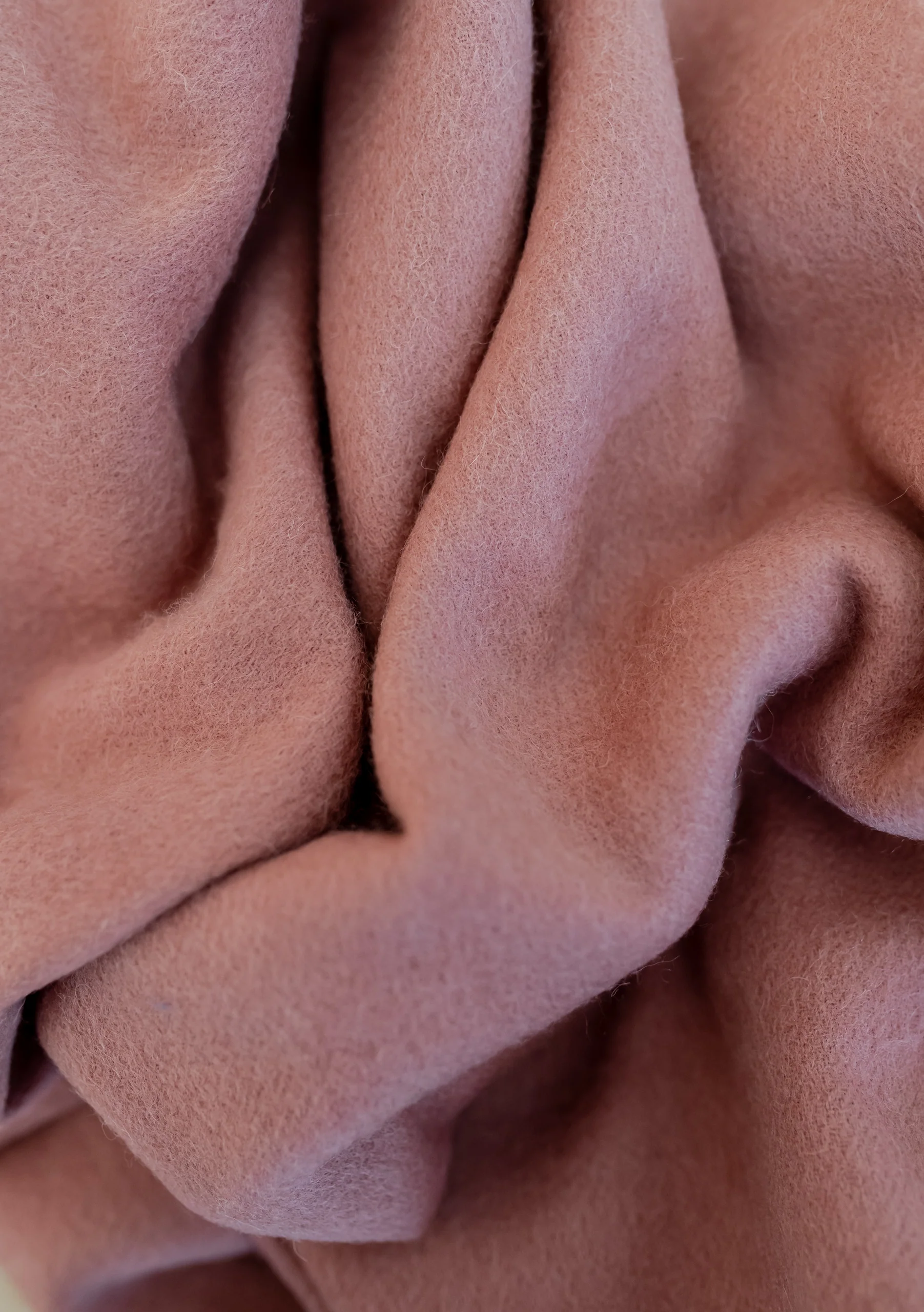 Lambswool Scarf in Blush - Image 4