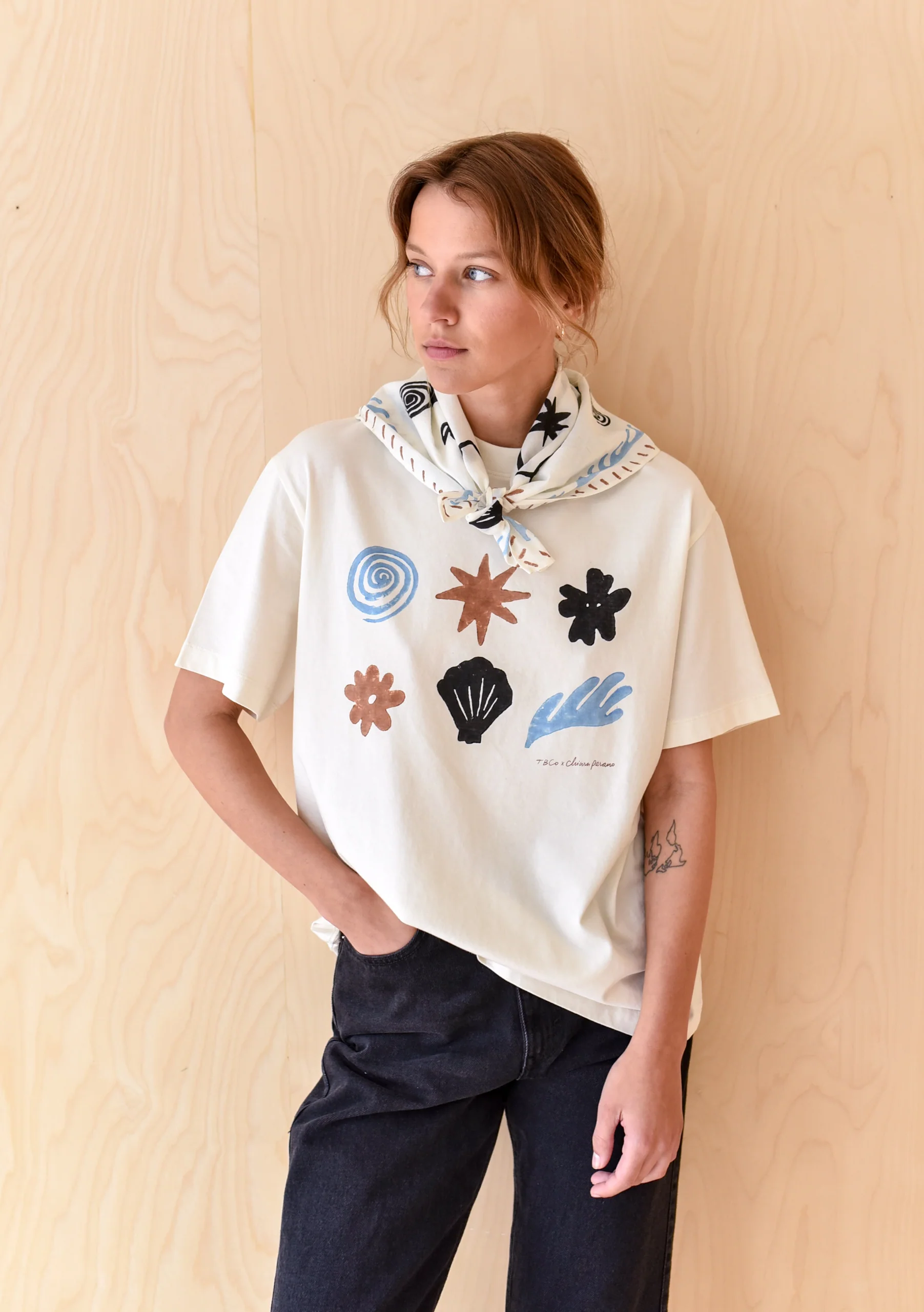 The Artist Series TBCo x Chiara Perano Cotton Scarf - Image 5