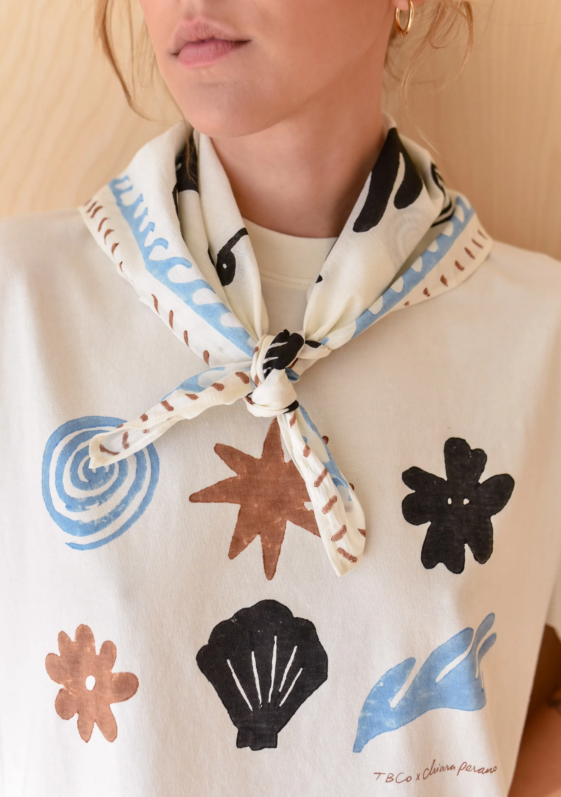 The Artist Series TBCo x Chiara Perano Cotton Scarf - Image 6