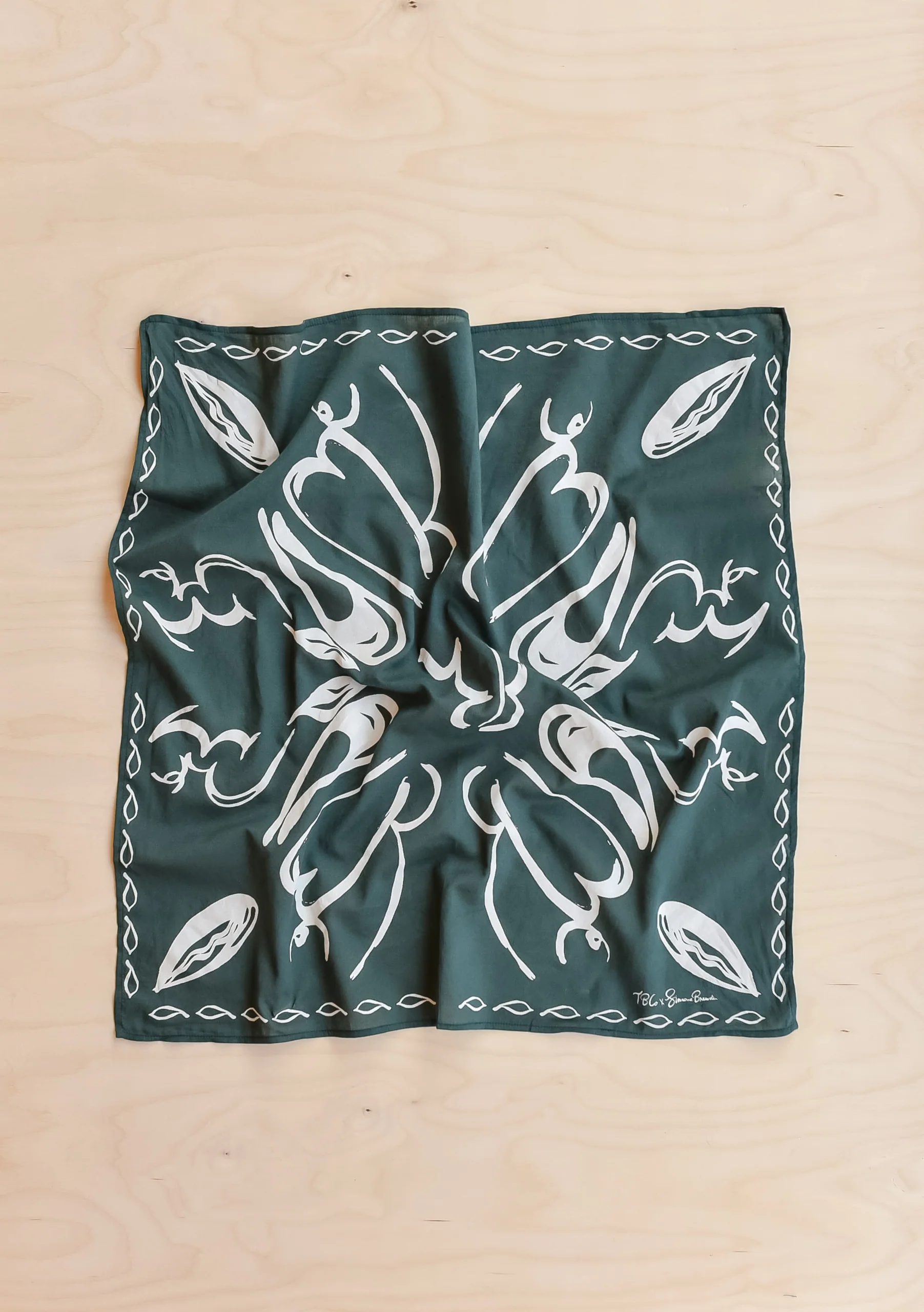 The Artist Series TBCo x Simone Brewster Cotton Scarf